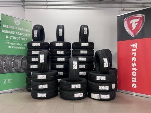 Ylivieskasta nyt erä Firestone Roadhawk kesärenkaita -20%.
Esimerkiksi:
🔘 205/55R16 nyt 327,20€ alle asennettuna (norm. 409 €).
...