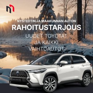 Nyt meiltä Toyota Easy Osamaksu -rahoitustarjous 2,99 % + kulut:
