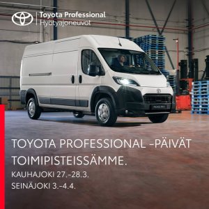 Tervetuloa Toyota Professional -päivillemme