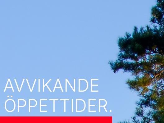 Sommarens öppettider